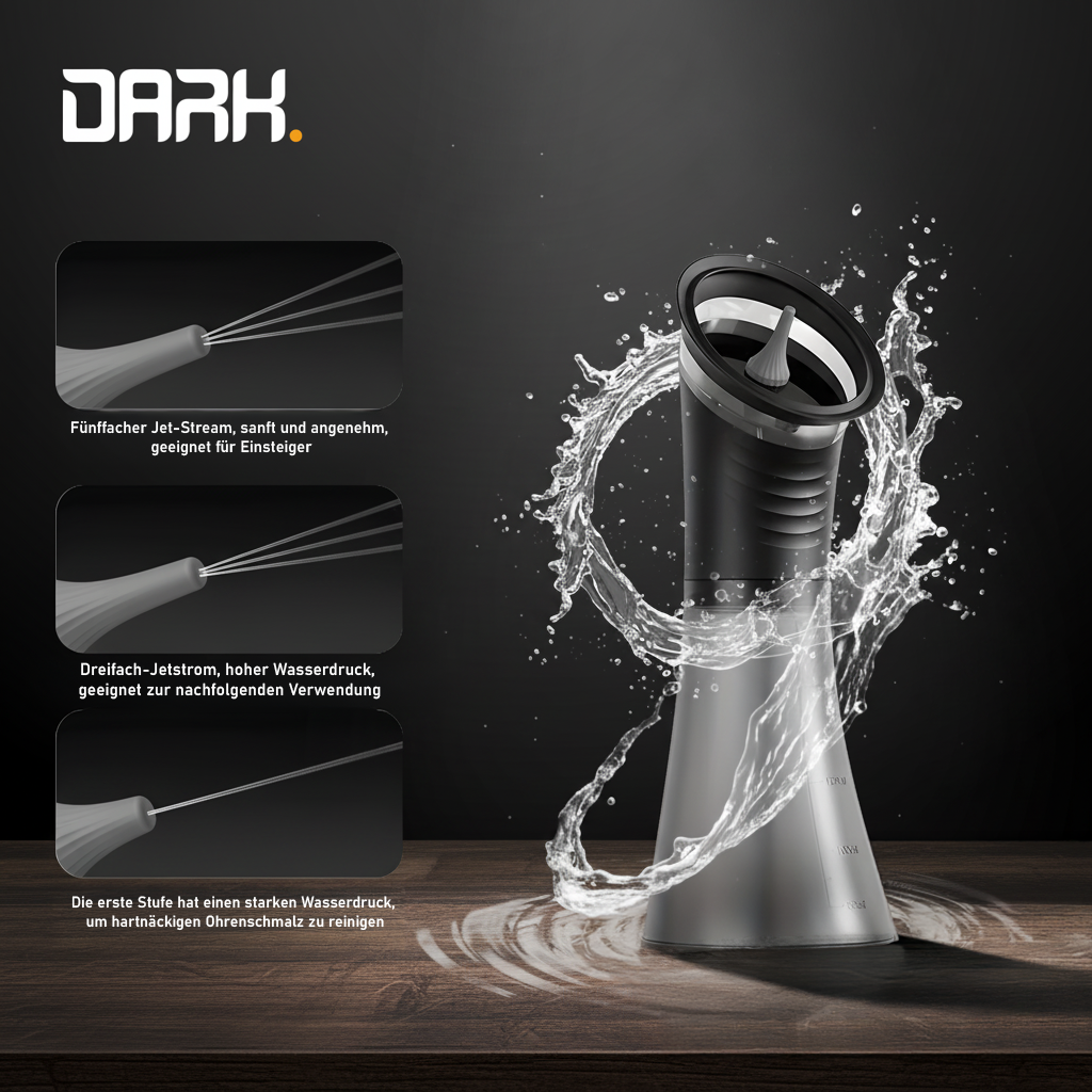 Dark™ Wasser-Ohrenreinigungssystem