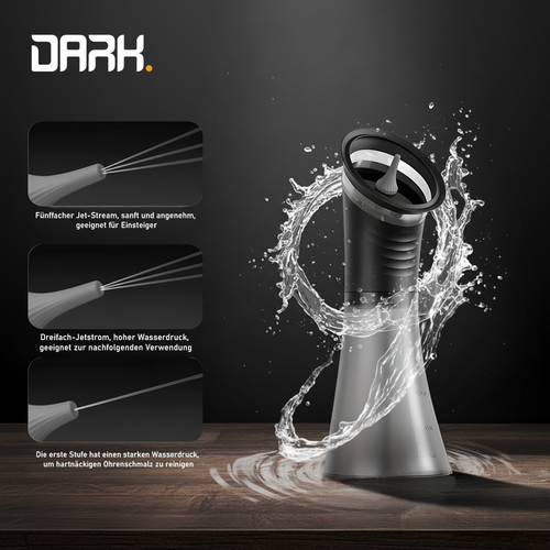 Dark™ Wasser-Ohrenreinigungssystem