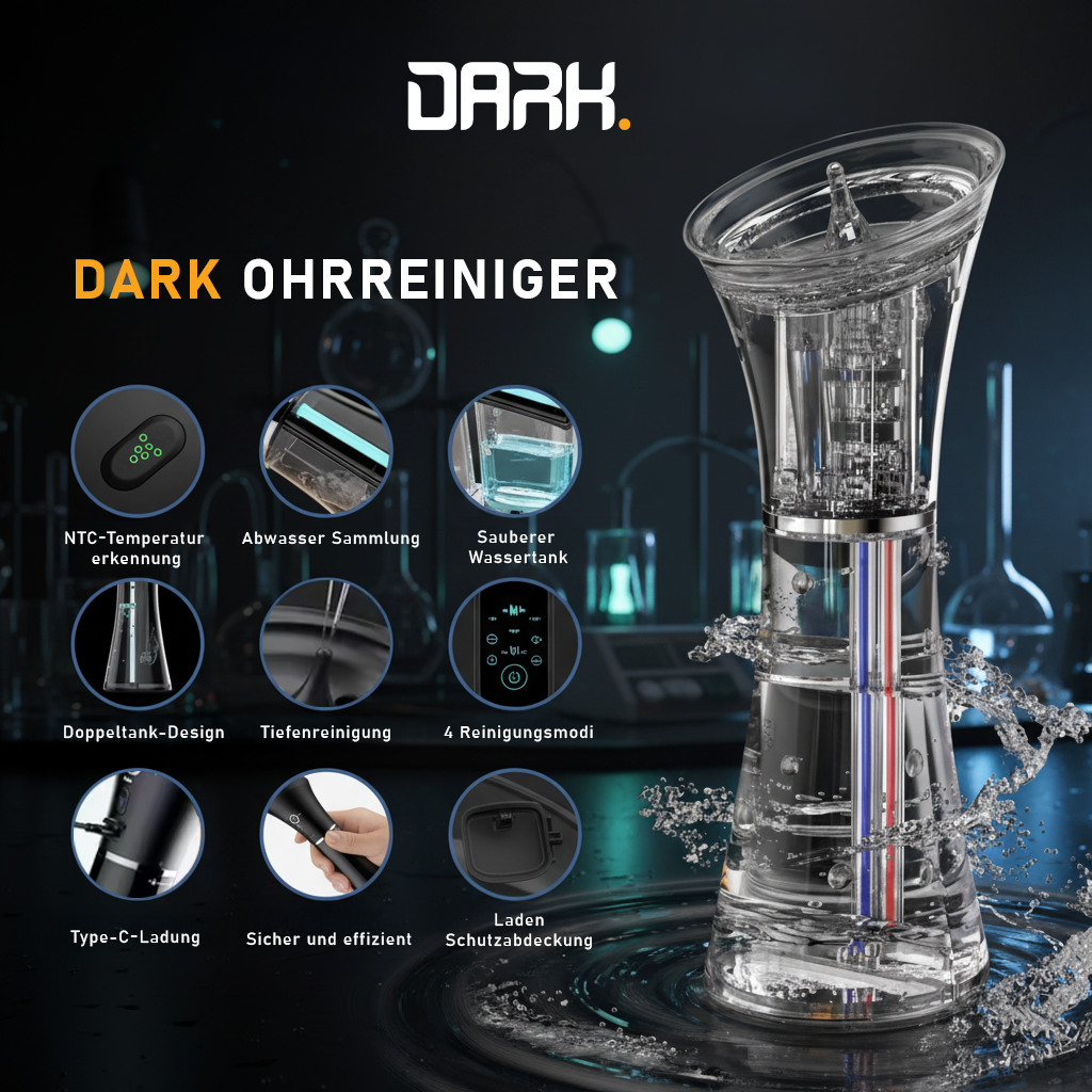 Dark™ Wasser-Ohrenreinigungssystem